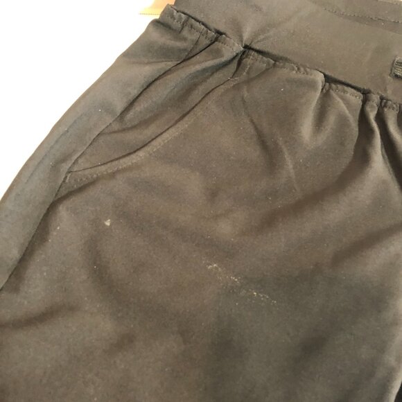 NEW Cozy Fit Womens Black SMALL Slim Fit Scrubs Set with Top & Jogger Pants #MS - Picture 7 of 9